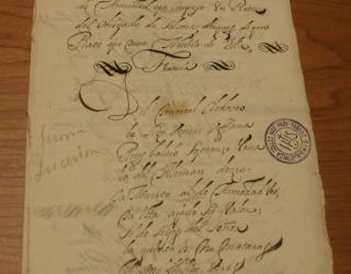 Manuscrito: "Décimas a la muerte del invicto Príncipe de Armestad que compuso un Rector del Obispado de Solsona": Otra muestra de la devoción que provocaba Jordi de Hessen-Darmstadt entre los catalanes.