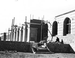 Diferentes vistas del Centro en construcción