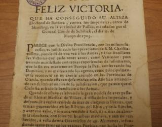 Mientras tanto, las potencias europeas se alineaban en uno u otro partido en función los sus intereses de poder. Así, Baviera, como se puede ver, luchaba en el bando borbónico.